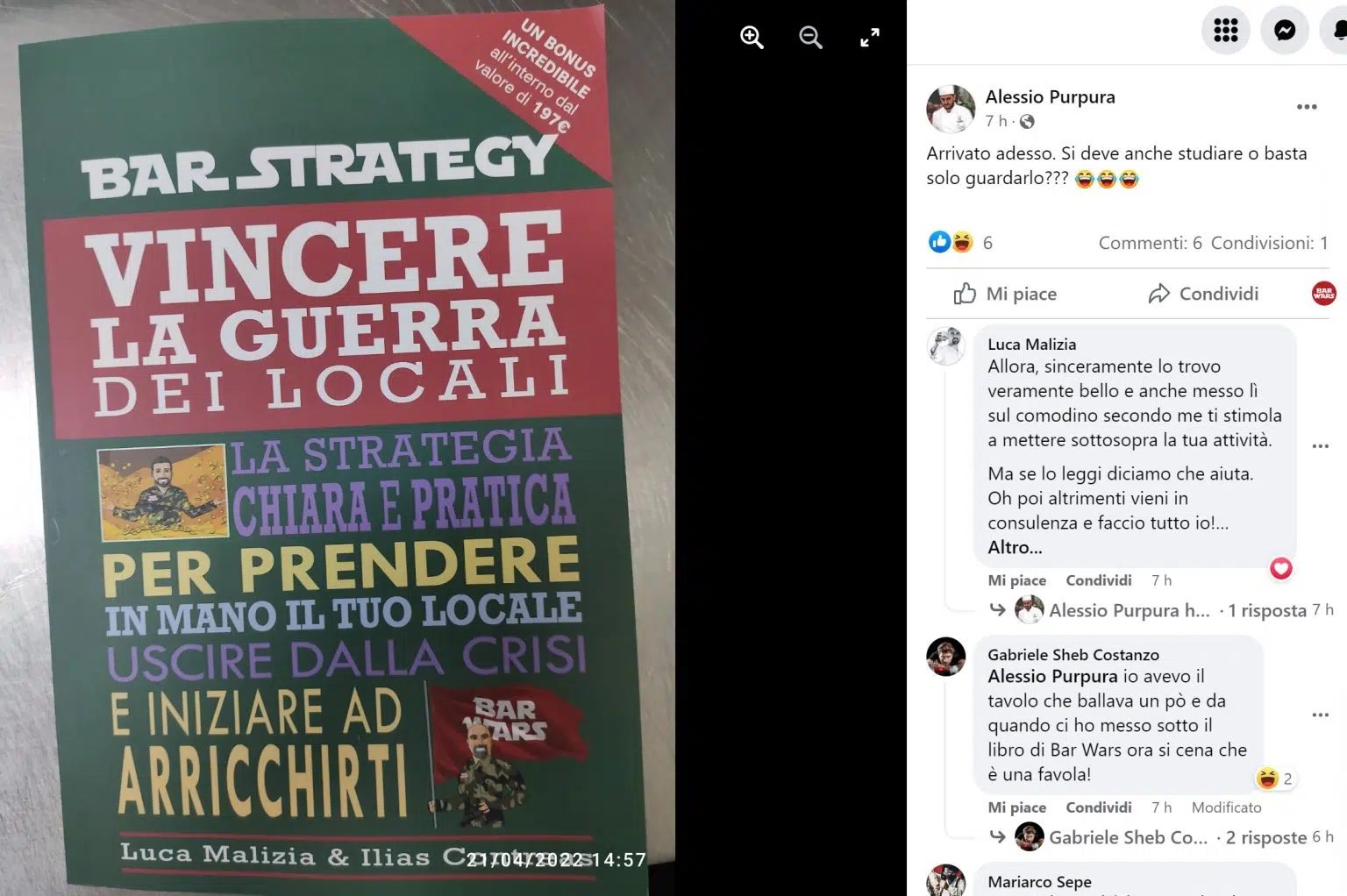 acquisto libro bar wars testimonianza