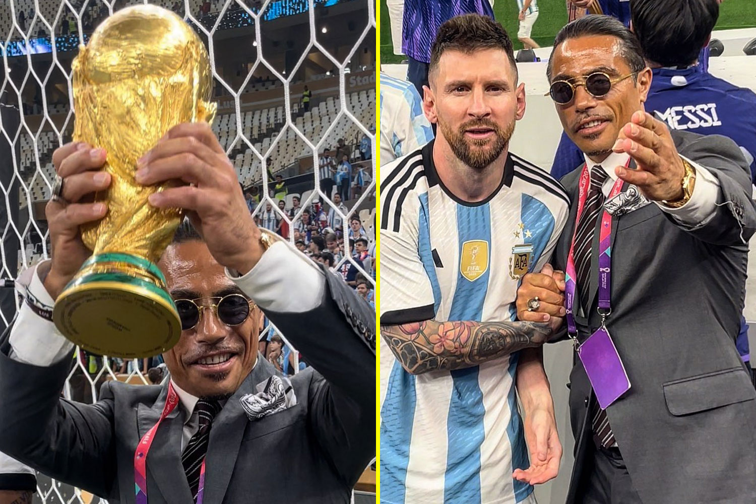 SALT BAE Lionel Messi coppa del mondo